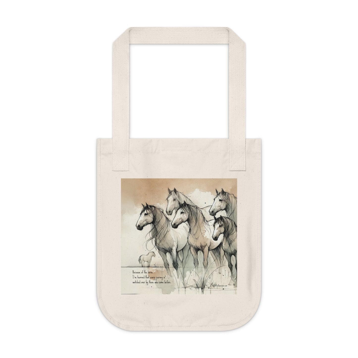 'Journey' Organic Canvas Tote Bag