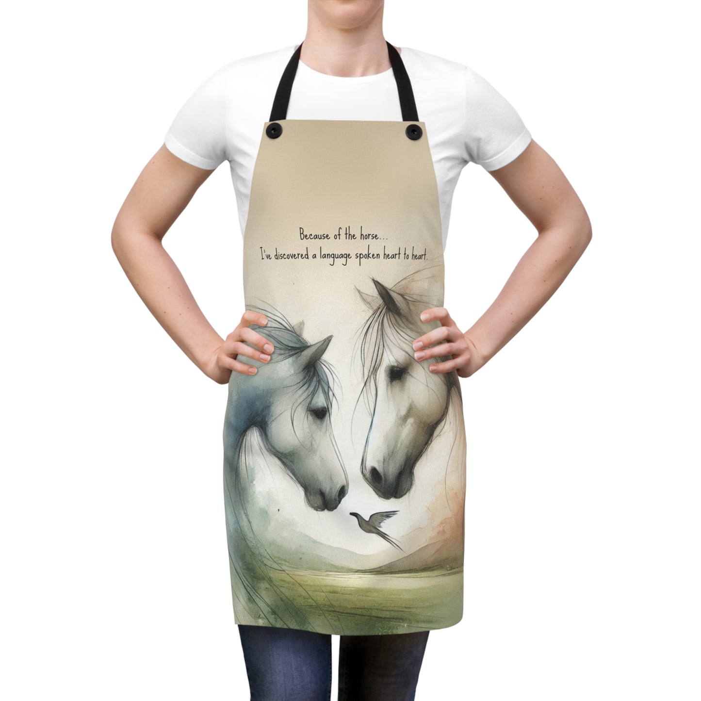'Heart to heart' Apron