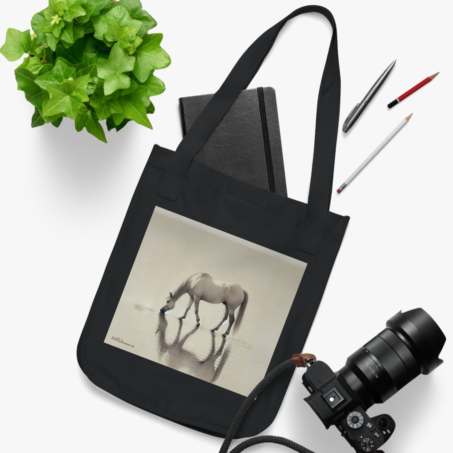 'Reflection' Organic Canvas Tote Bag