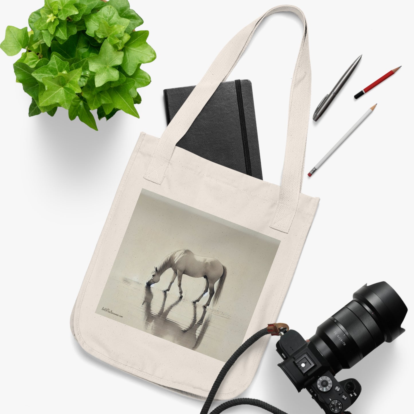 'Reflection' Organic Canvas Tote Bag