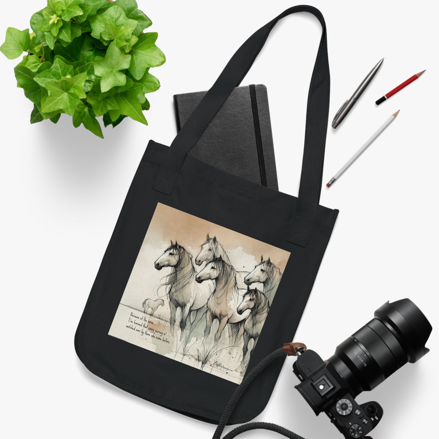 'Journey' Organic Canvas Tote Bag
