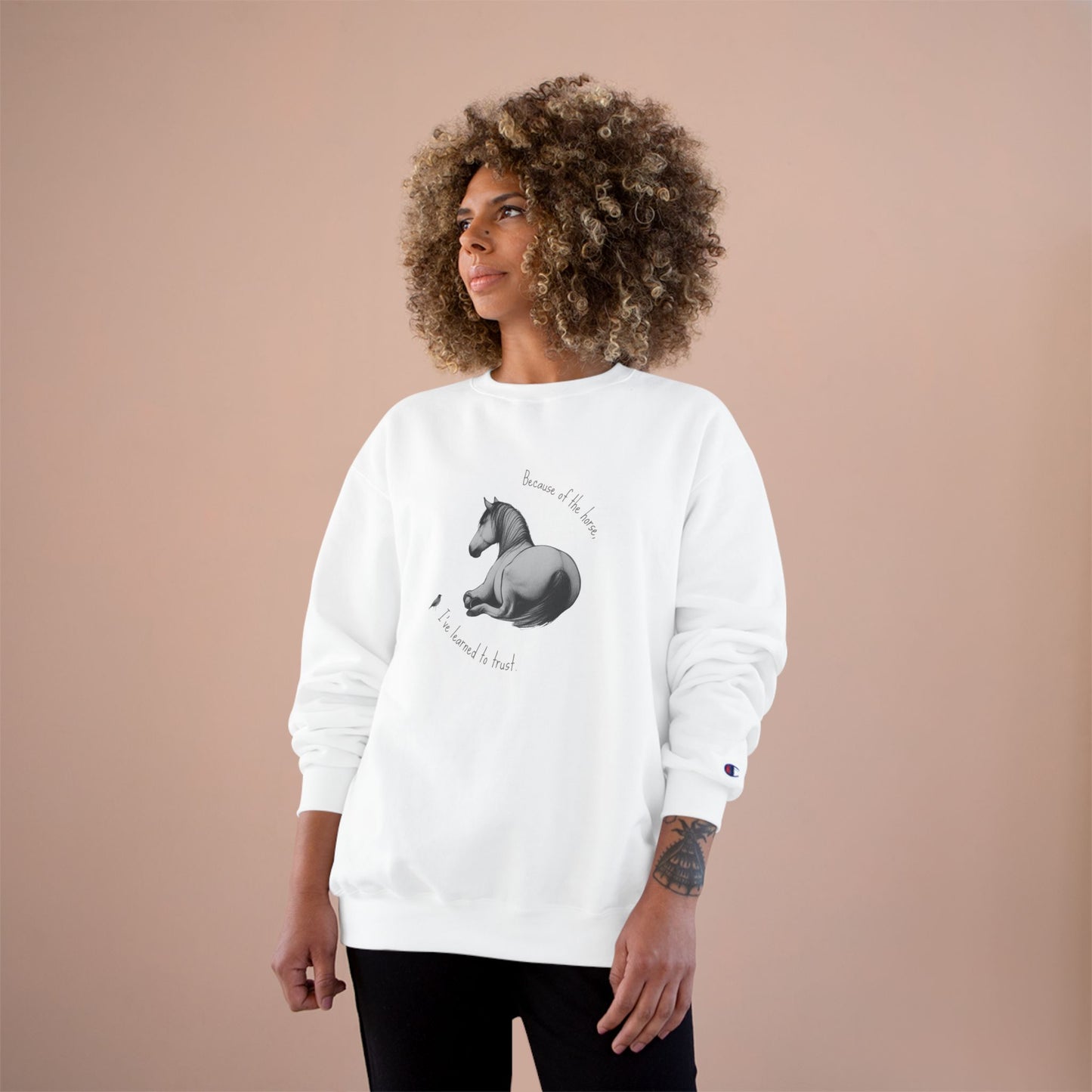"I’ve learned to trust" - Champion Sweatshirt