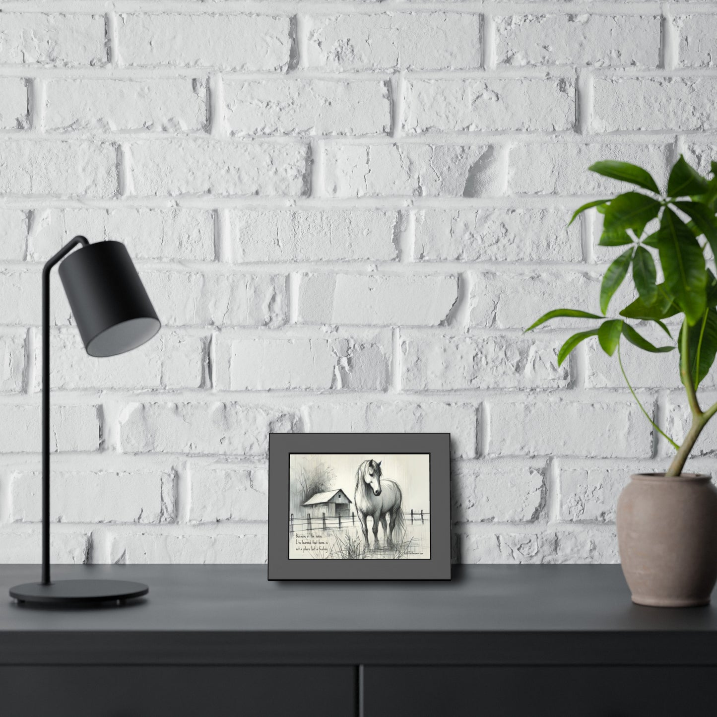 'Home' Framed Paper Poster