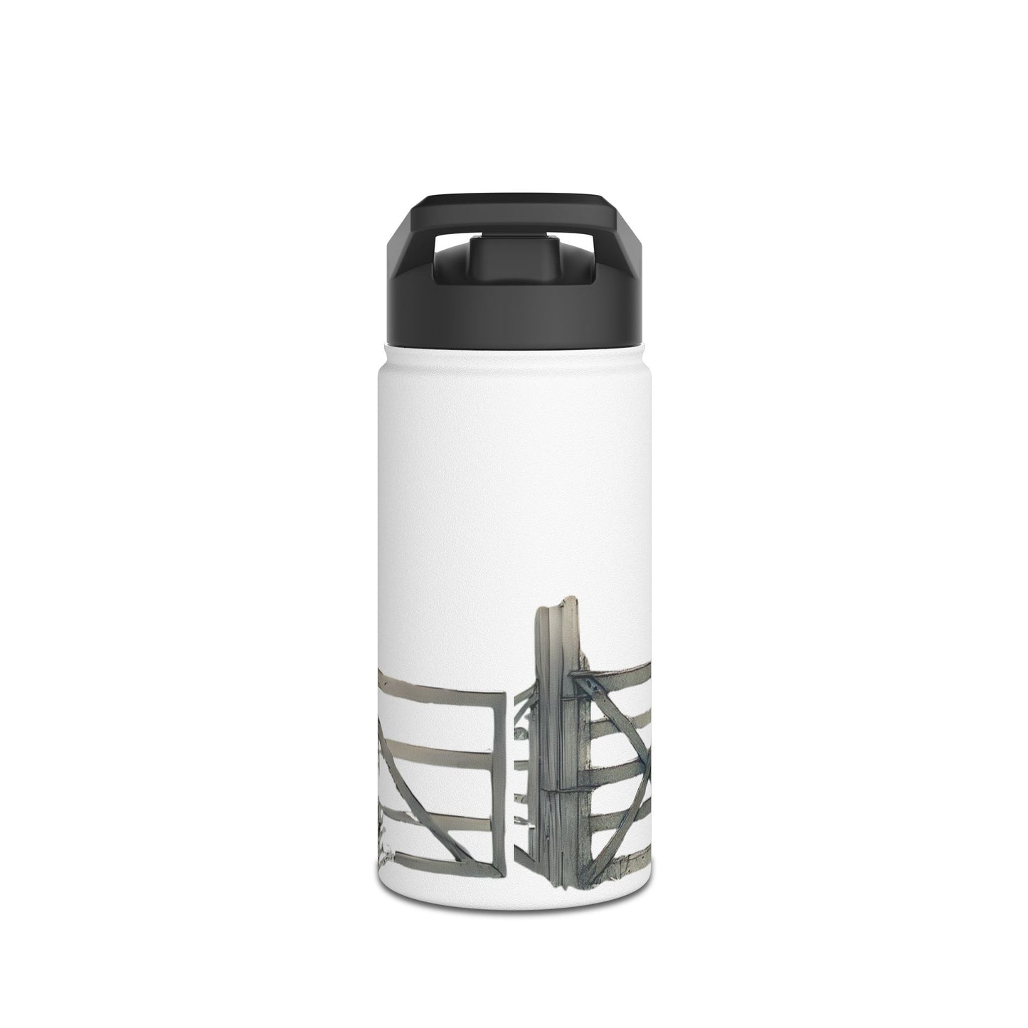 'Waiting' Stainless Steel Water Bottle - Insulated