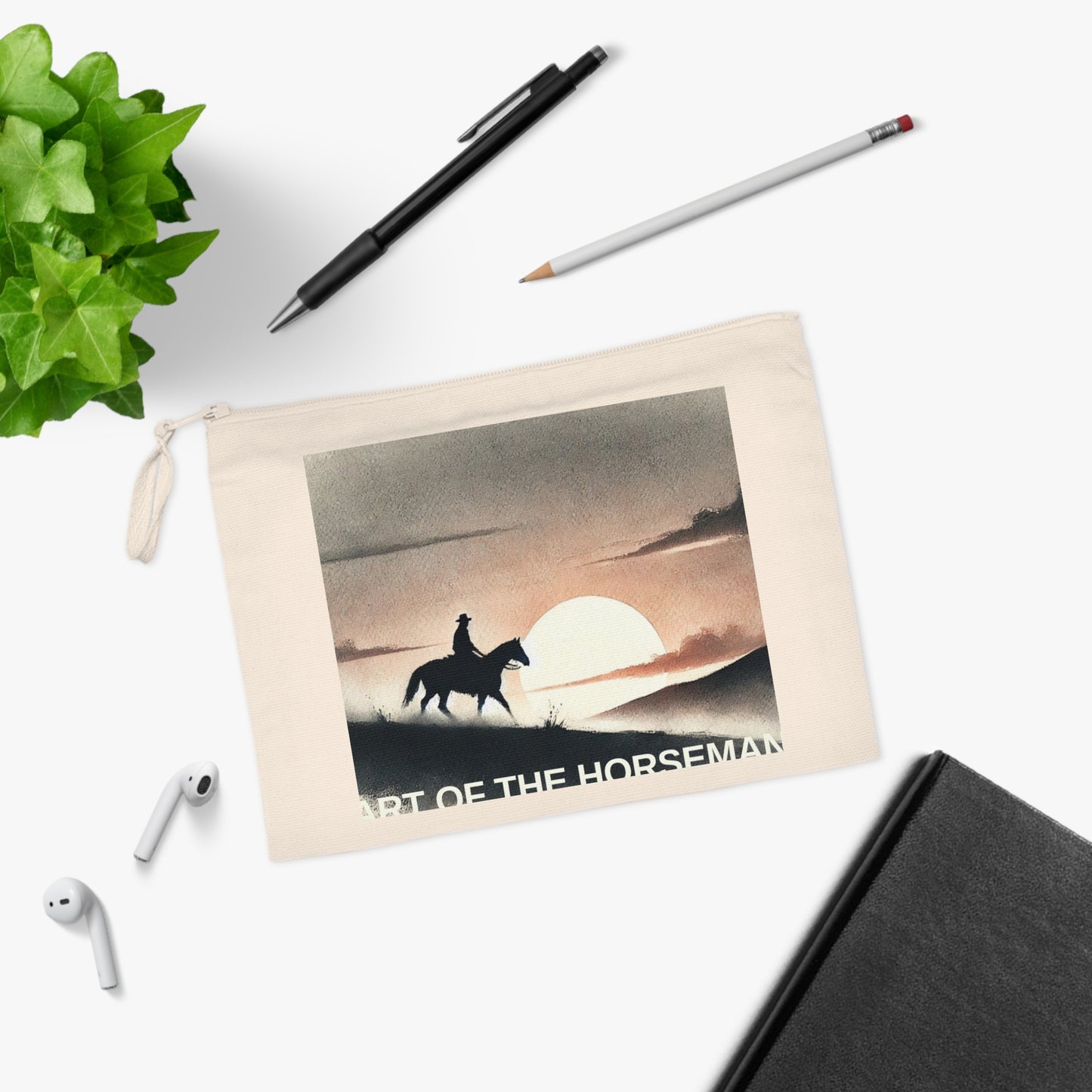 Art of the Horseman Pencil Case