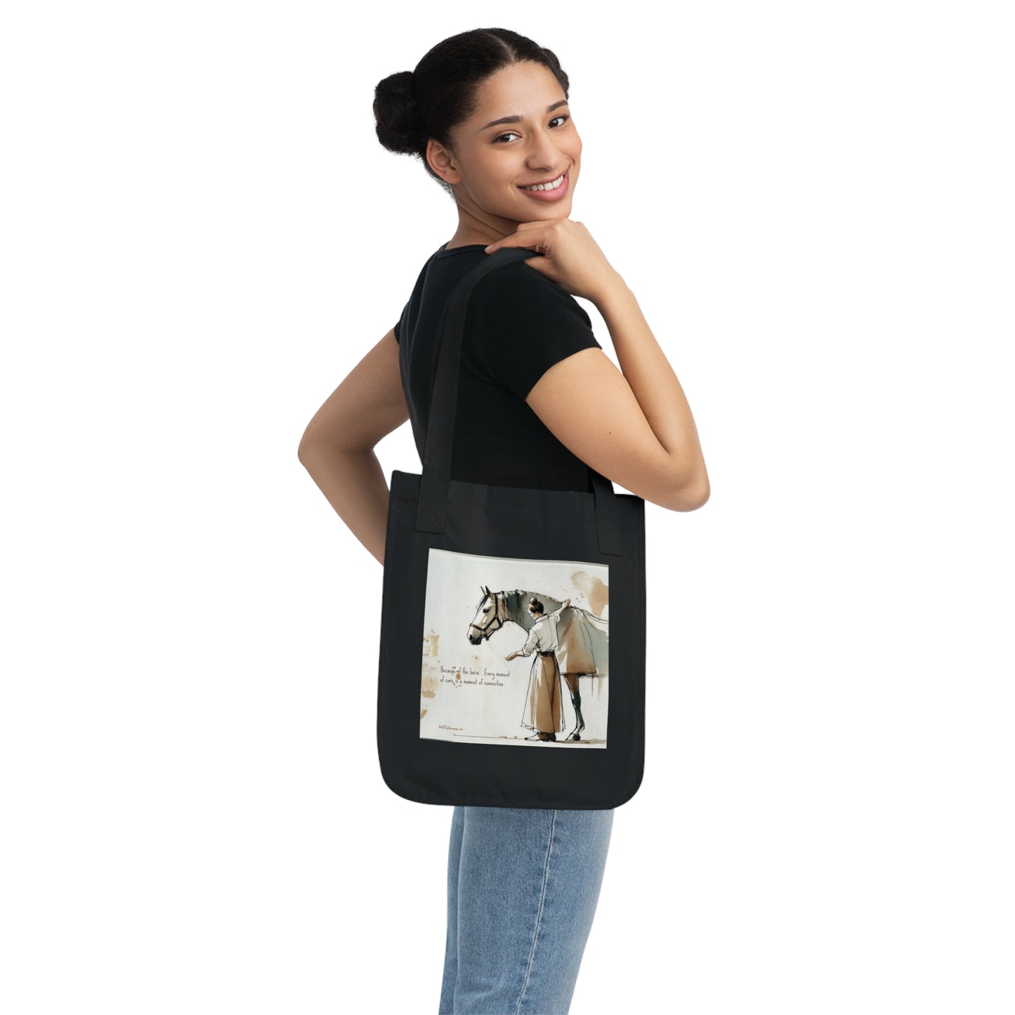 'Moments' Organic Canvas Tote Bag