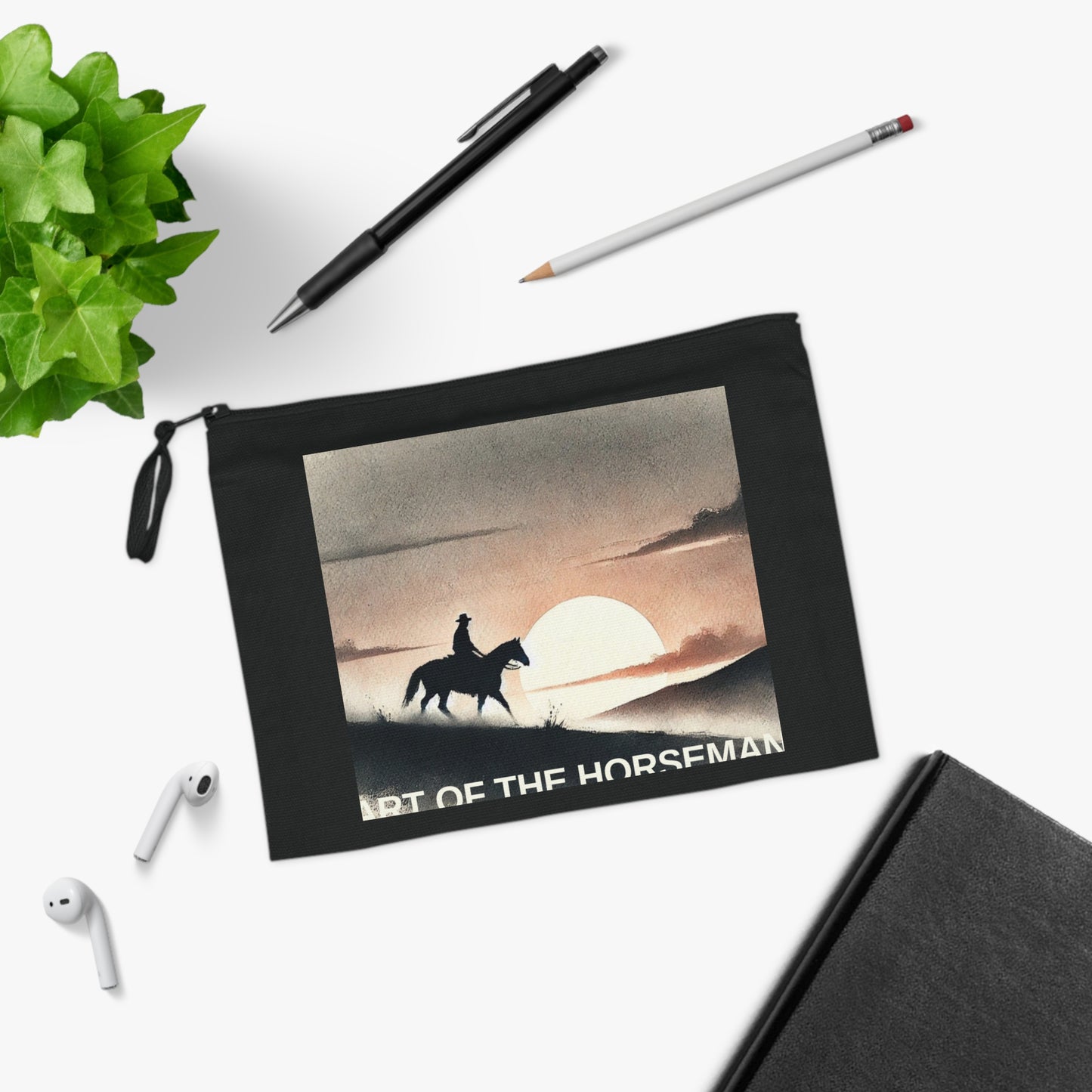 Art of the Horseman Pencil Case