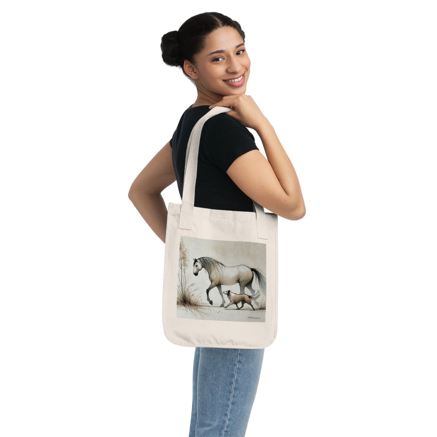 'Connection' Organic Canvas Tote Bag