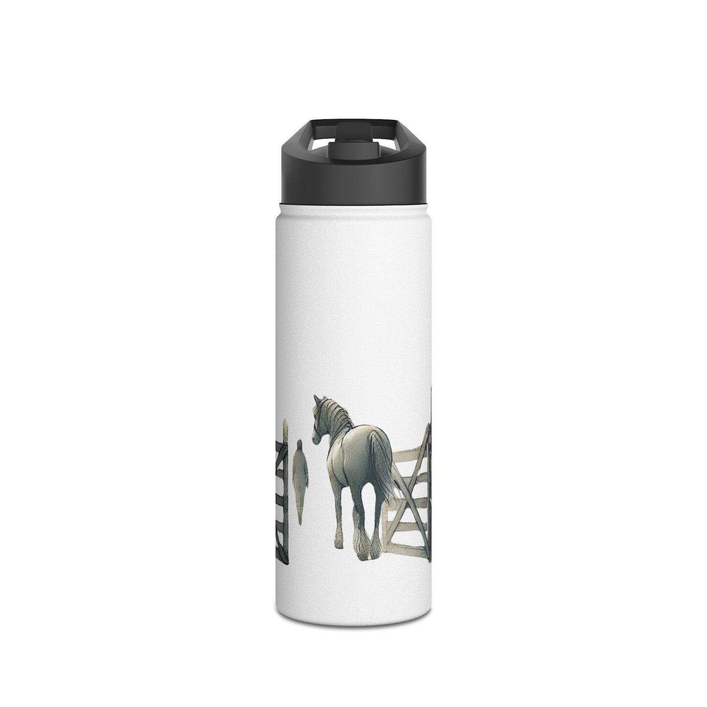 'Waiting' Stainless Steel Water Bottle - Insulated