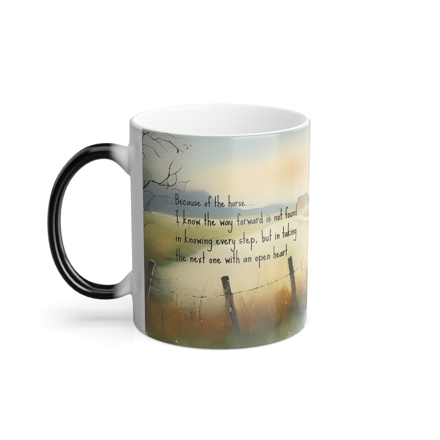 'Open heart' - Color Morphing Mug
