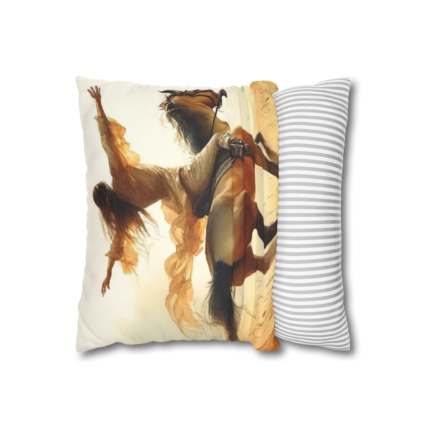 'Lord, I'm free' Faux Suede Square Pillowcase