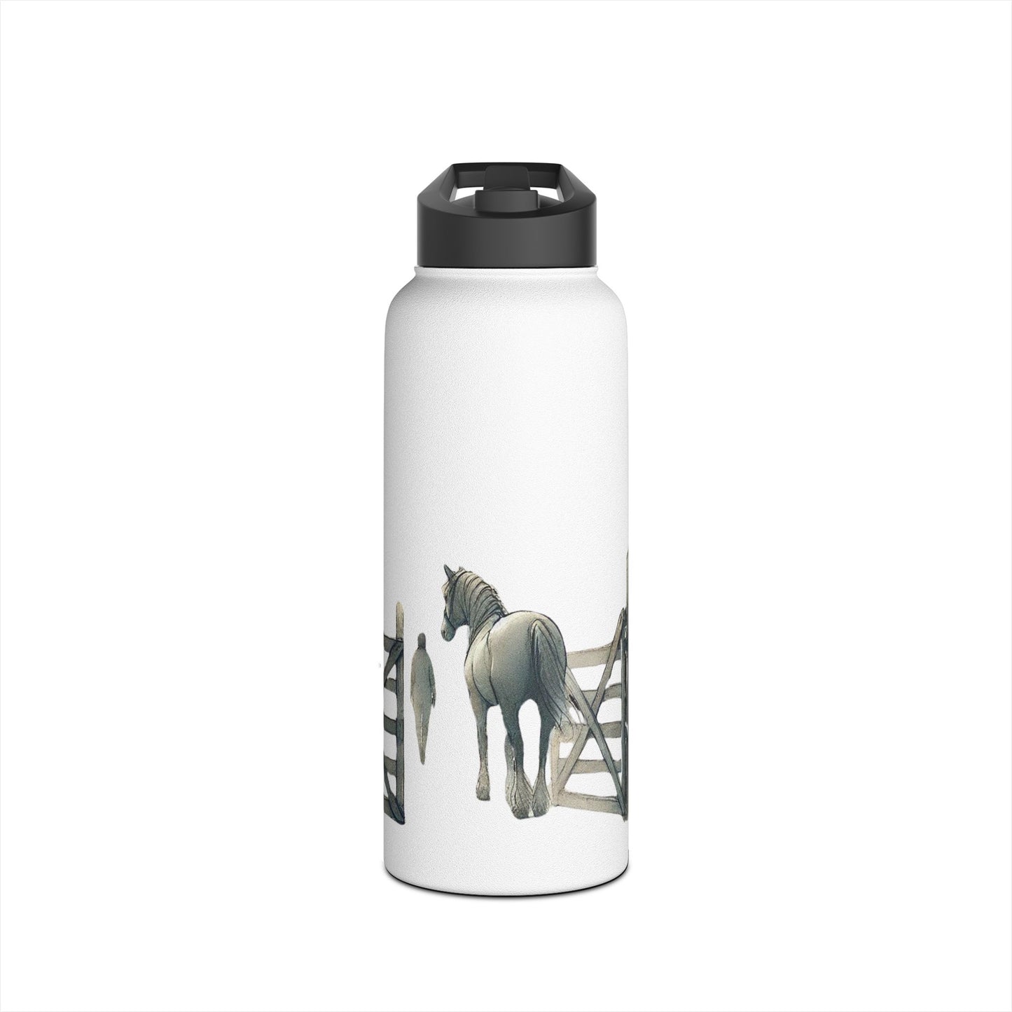 'Waiting' Stainless Steel Water Bottle - Insulated