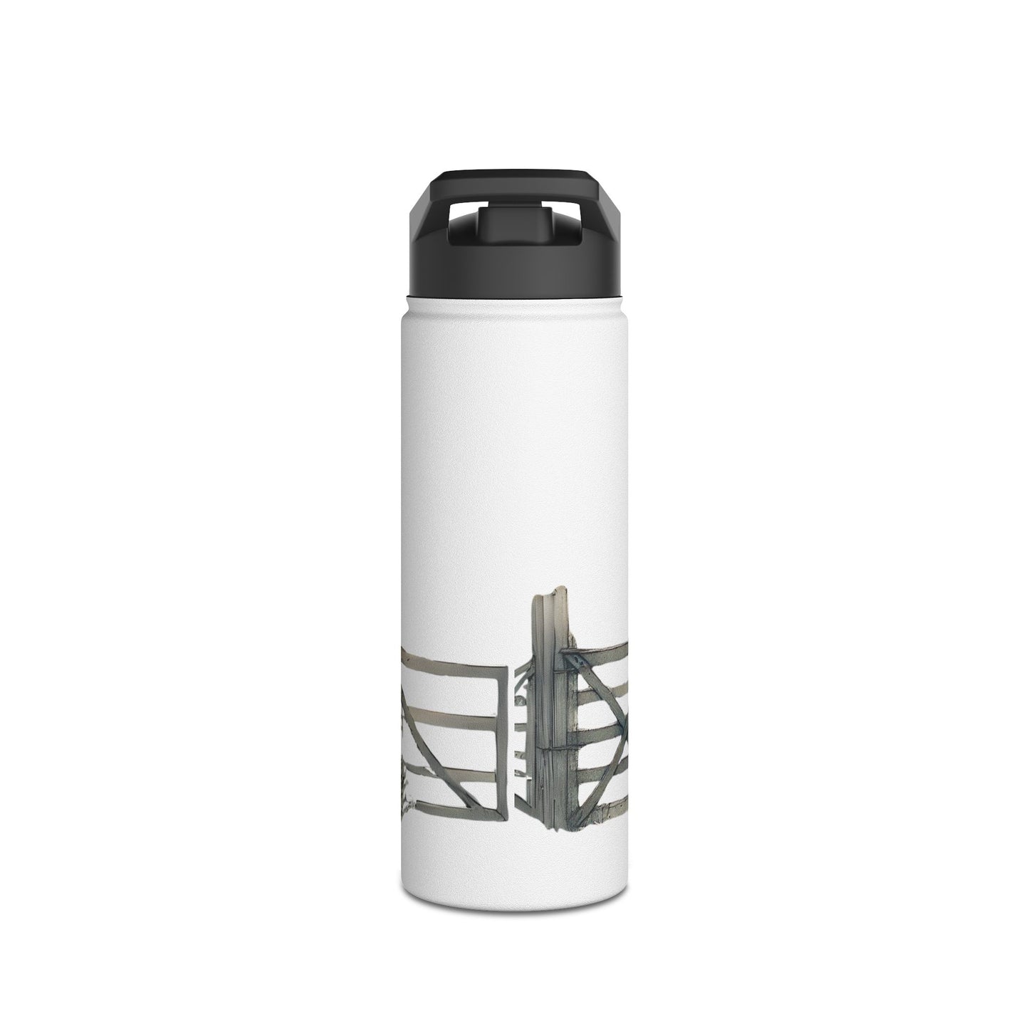 'Waiting' Stainless Steel Water Bottle - Insulated