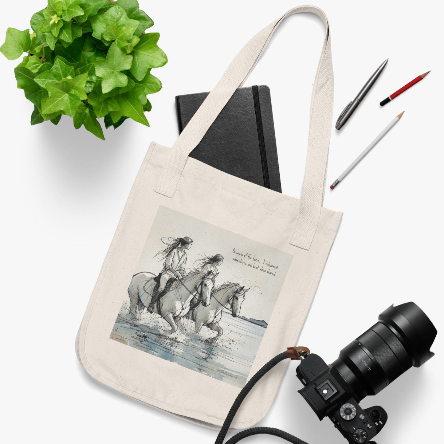 'Together' Organic Canvas Tote Bag