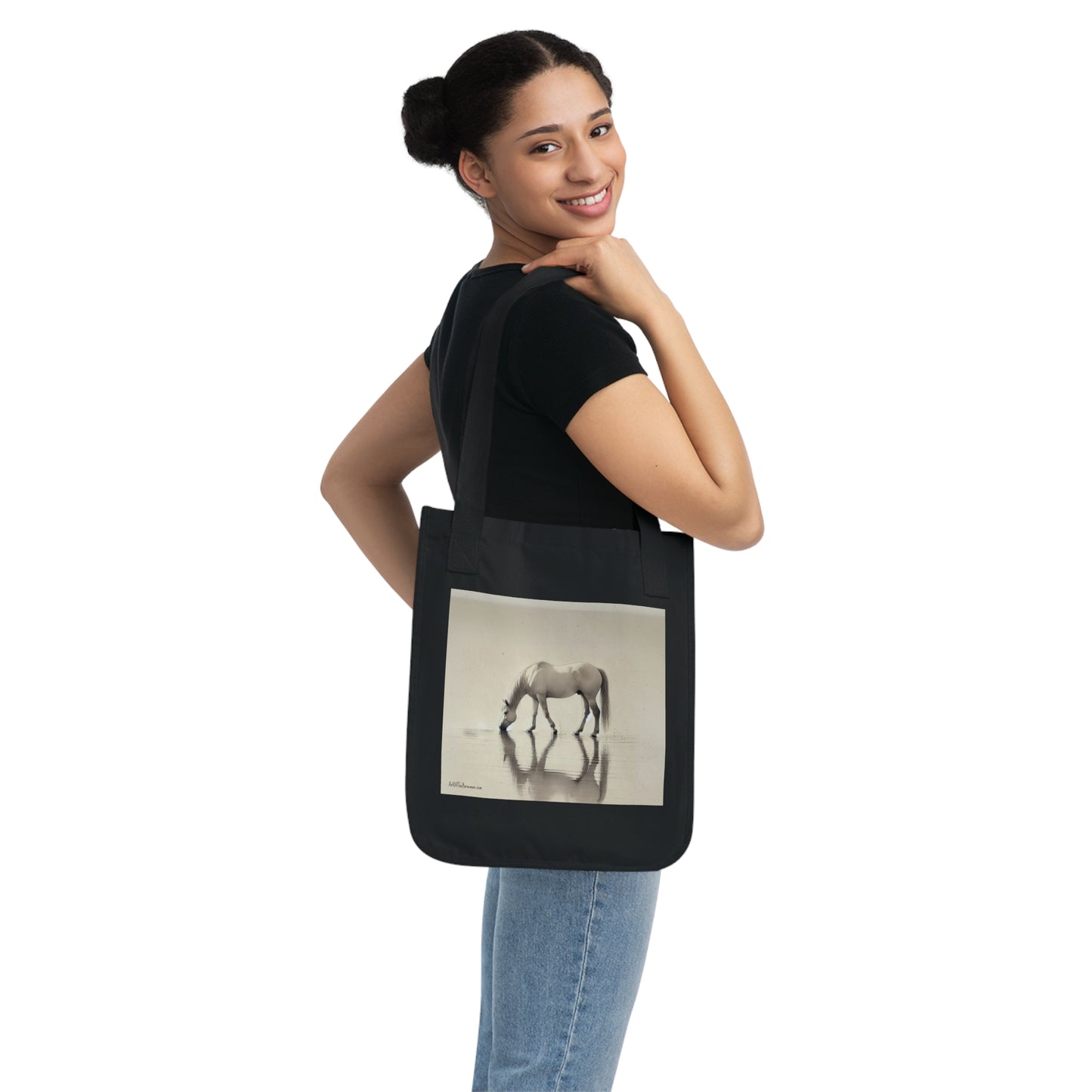 'Reflection' Organic Canvas Tote Bag