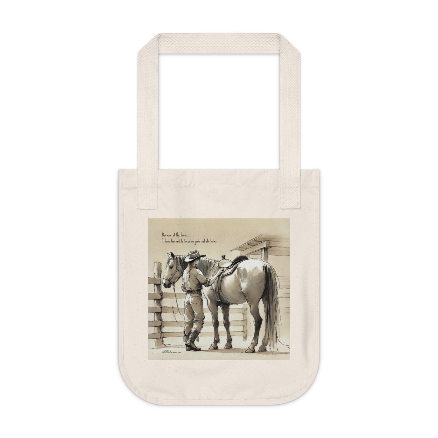 'Focus' Organic Canvas Tote Bag