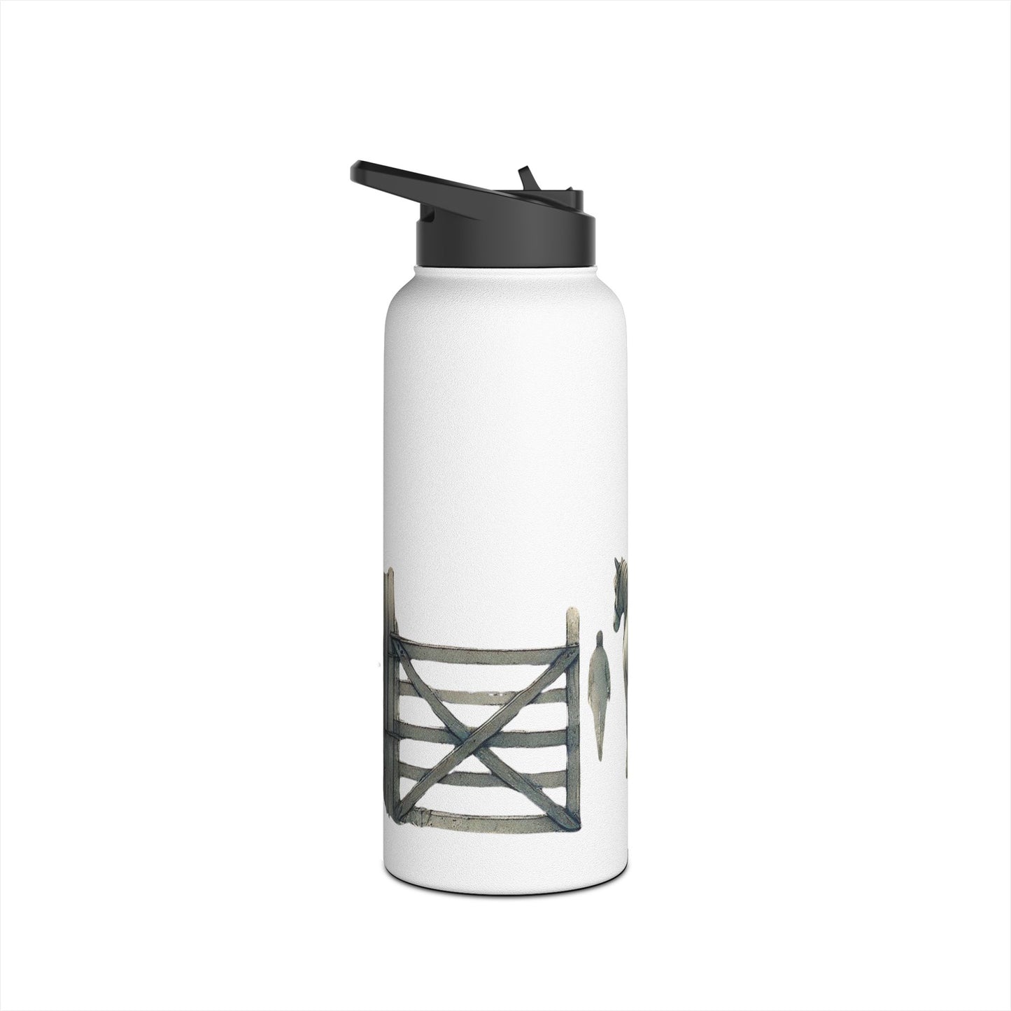 'Waiting' Stainless Steel Water Bottle - Insulated