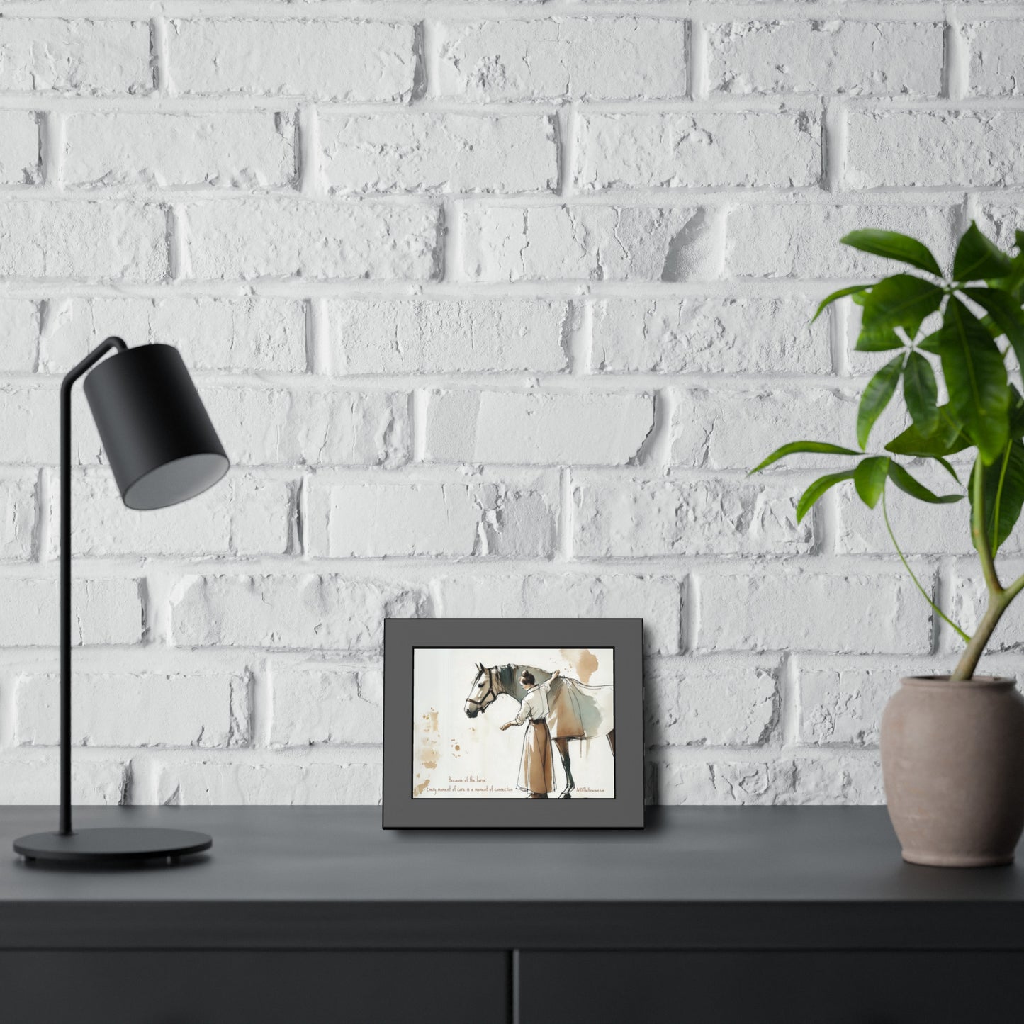 'Care' Framed Paper Poster