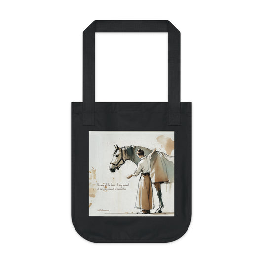 'Moments' Organic Canvas Tote Bag