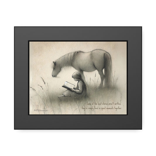'Grounded' Framed Paper Poster