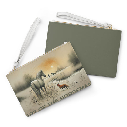 Horse Design Clutch Bag