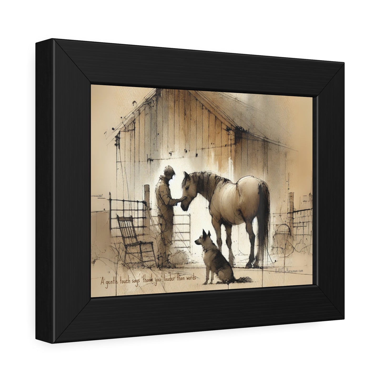 'Connection' Framed Paper Poster
