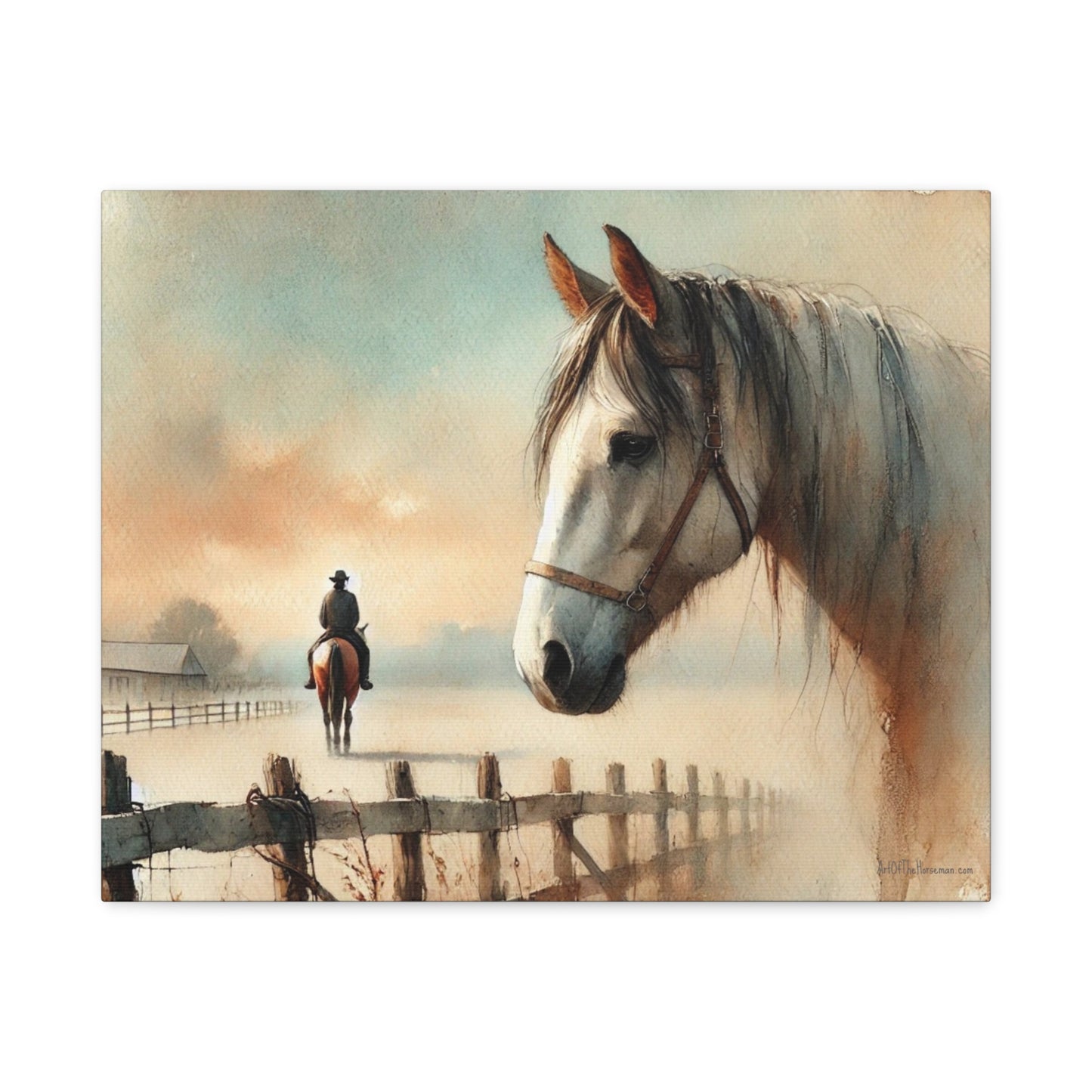 'Beyond any horizon' Canvas Wall Art