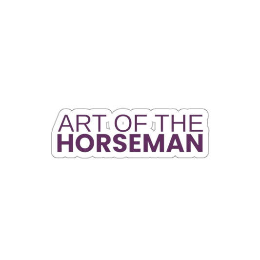 Die-Cut Art of the Horseman Sticker