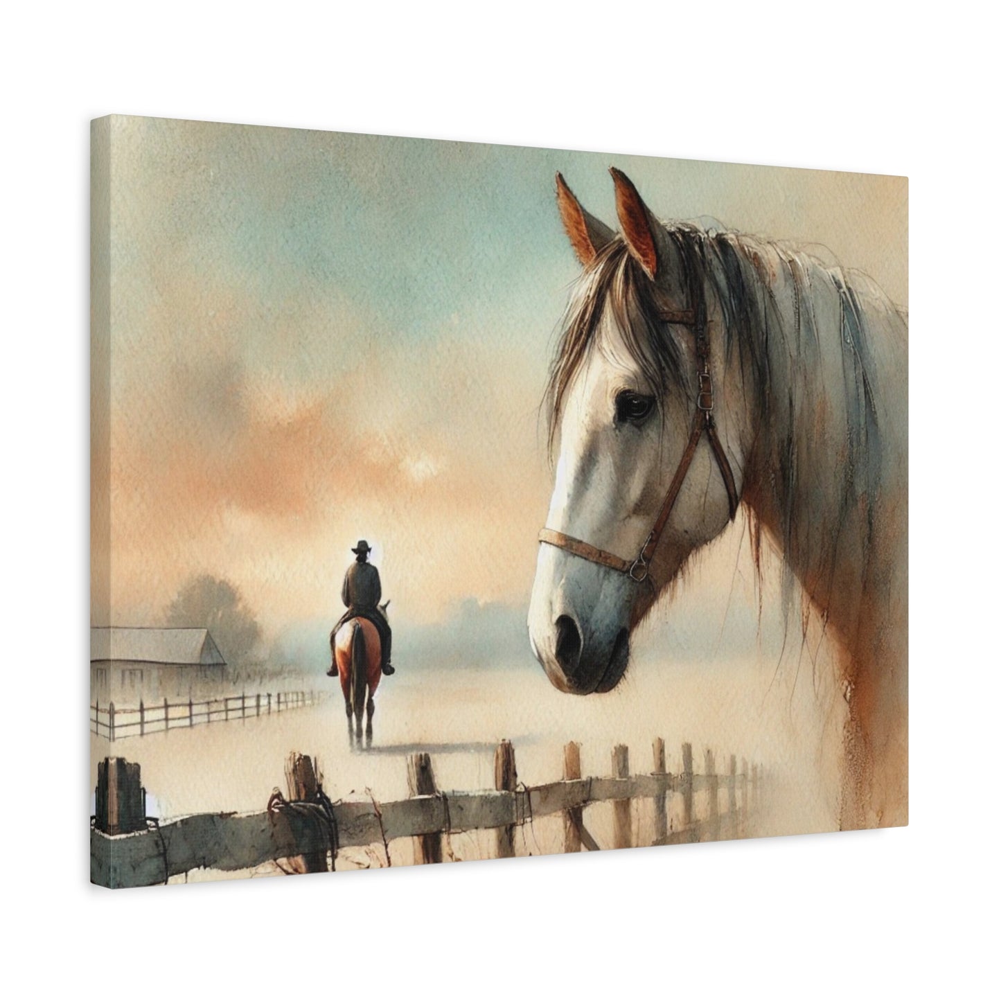 'Beyond any horizon' Canvas Wall Art
