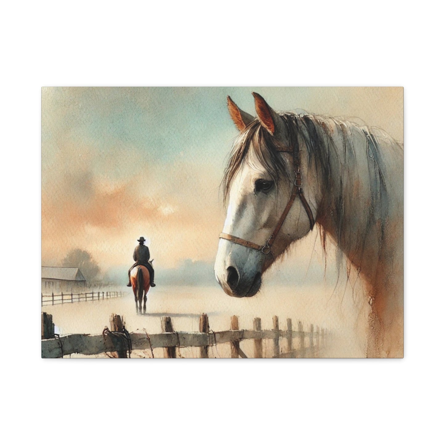 'Beyond any horizon' Canvas Wall Art