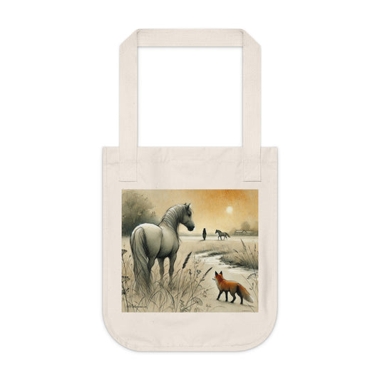 'Friendship' Organic Canvas Tote Bag