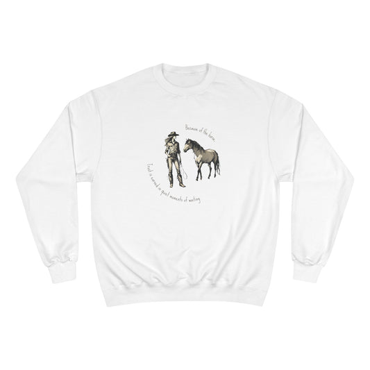 "Moments of waiting" - Champion Sweatshirt