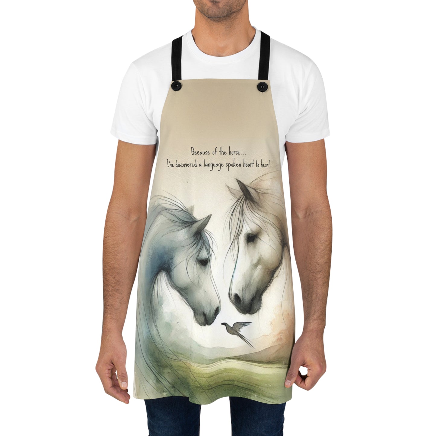 'Heart to heart' Apron