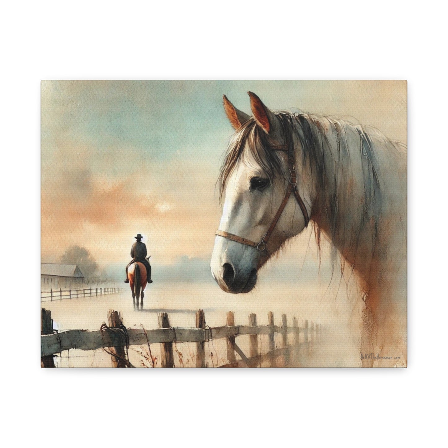 'Beyond any horizon' Canvas Wall Art
