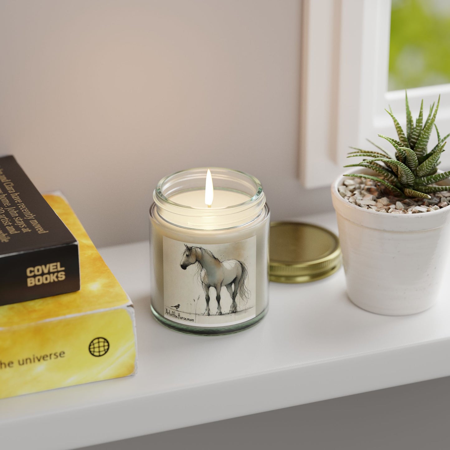 Art of the Horseman Scented Candle - Coconut Apricot Wax