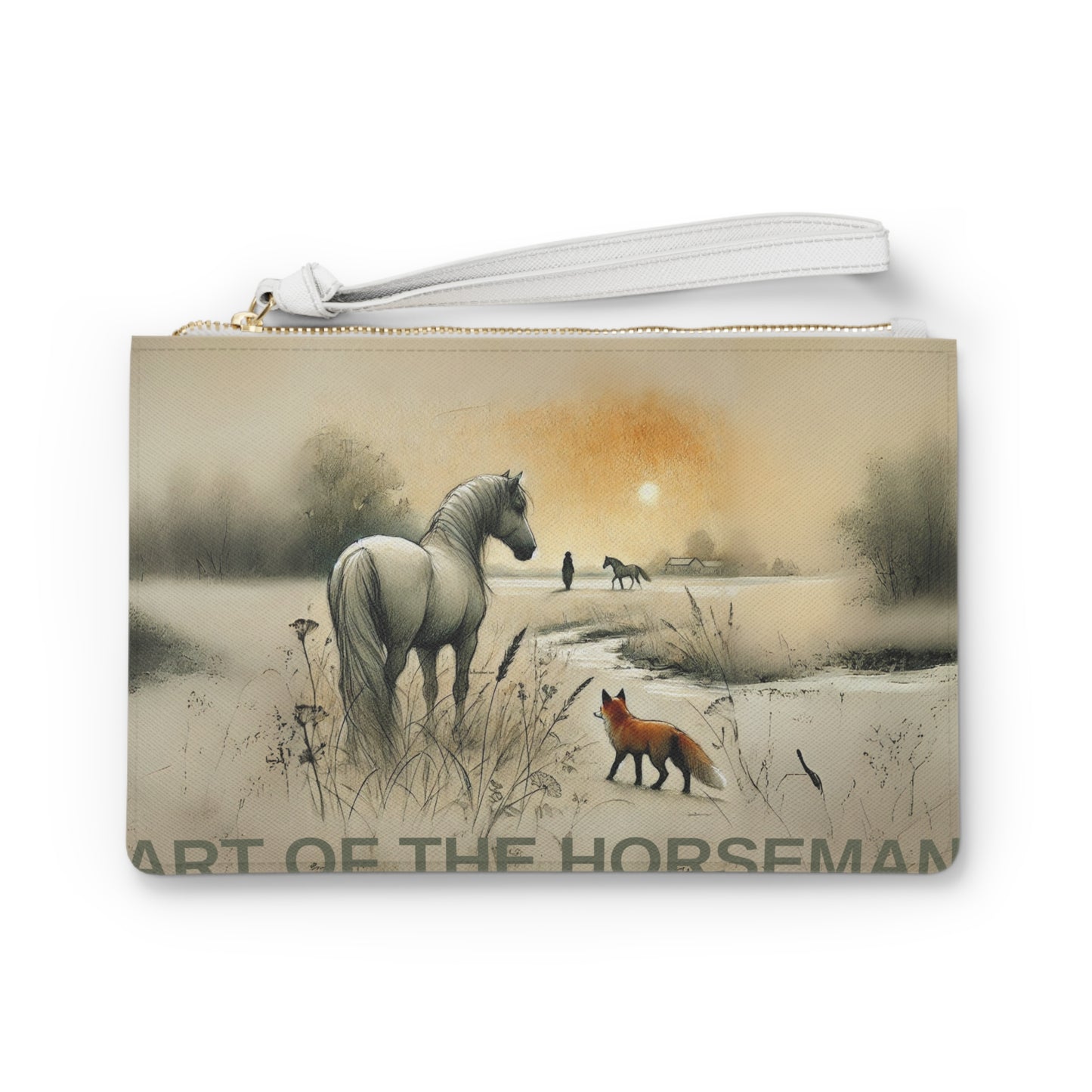 Horse Design Clutch Bag
