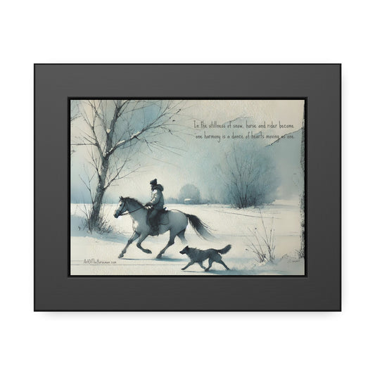 'Ride' Framed Paper Poster