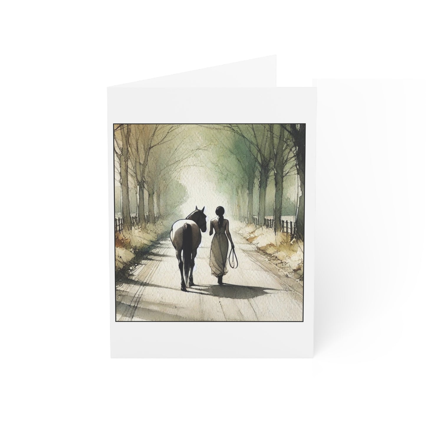 "Go slow in the right direction" - Greeting Card x10