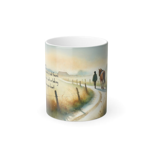 'Open heart' - Color Morphing Mug