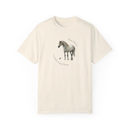"Meaning of harmony" - Garment-Dyed T-shirt