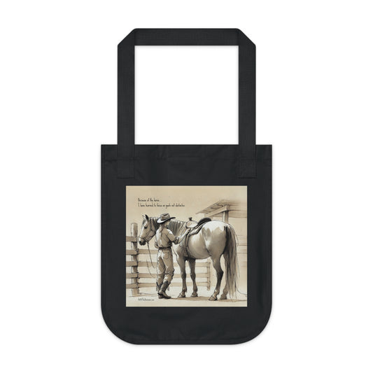 'Focus' Organic Canvas Tote Bag