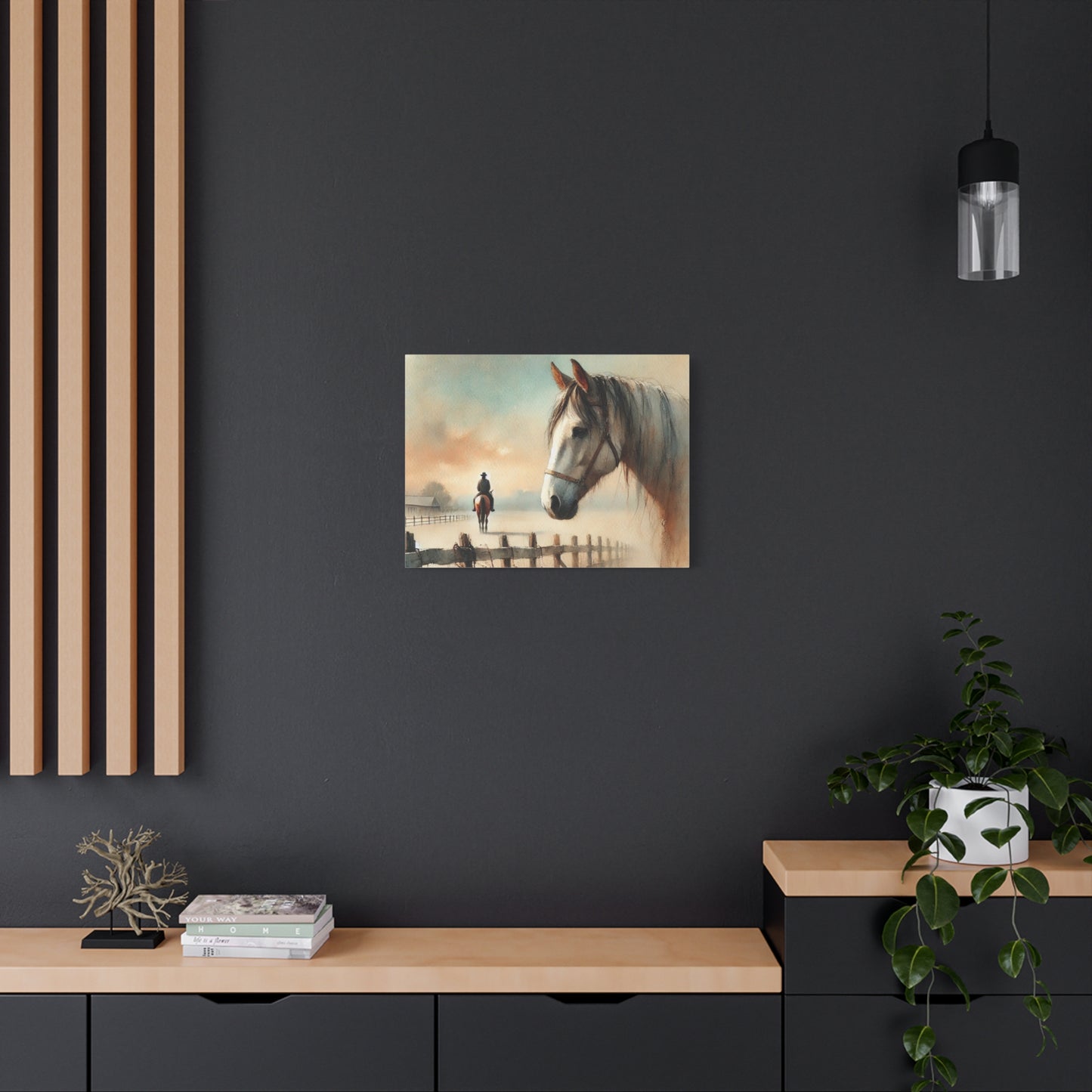 'Beyond any horizon' Canvas Wall Art