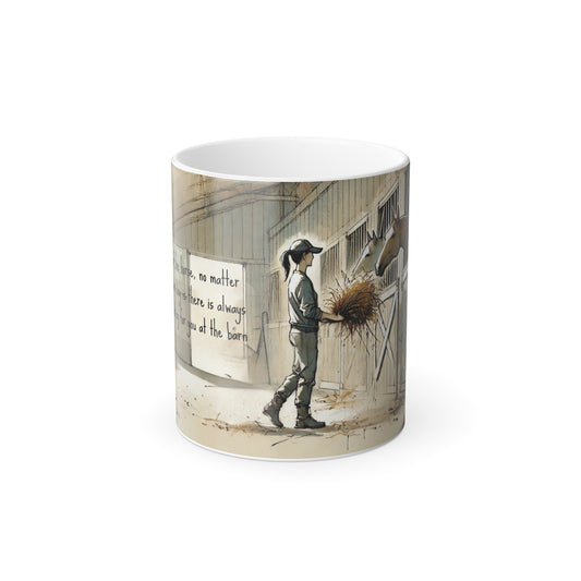 'Barn' - Color Morphing Mug
