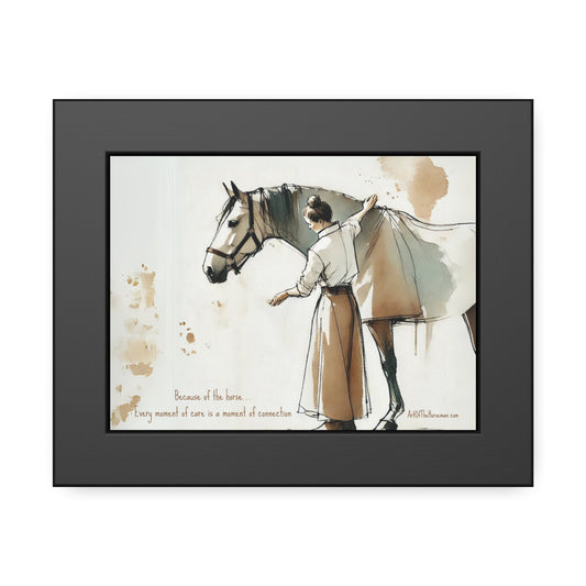 'Care' Framed Paper Poster