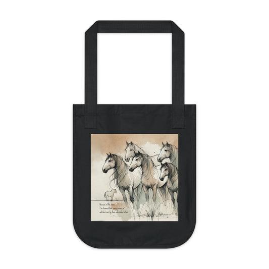 'Journey' Organic Canvas Tote Bag