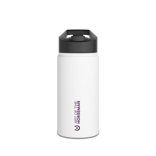 'Art of the Horseman' Stainless Steel Water Bottle - Insulated