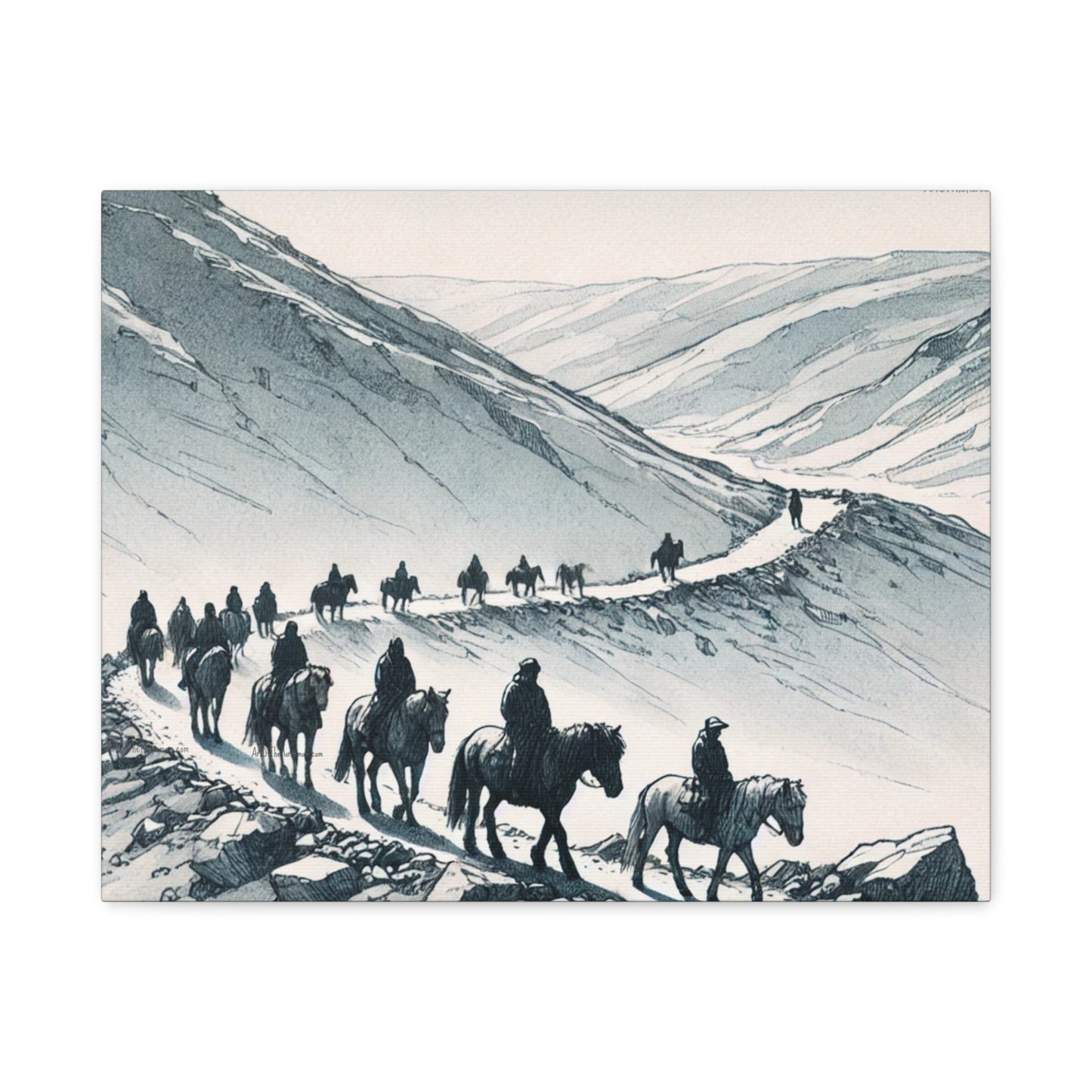 'Rugged Mile' Canvas Wall Art