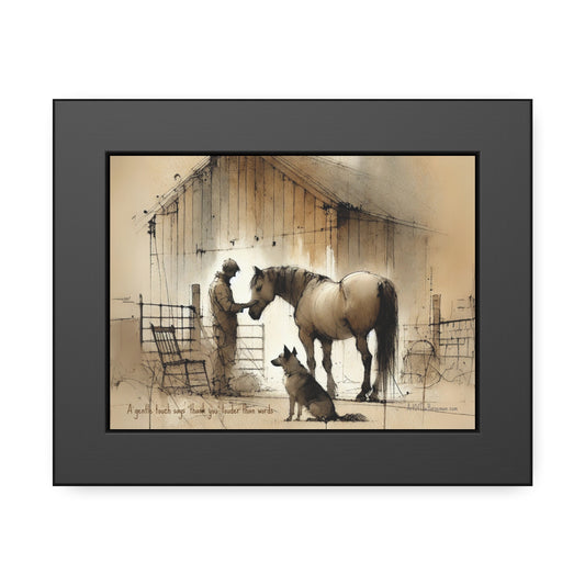 'Connection' Framed Paper Poster