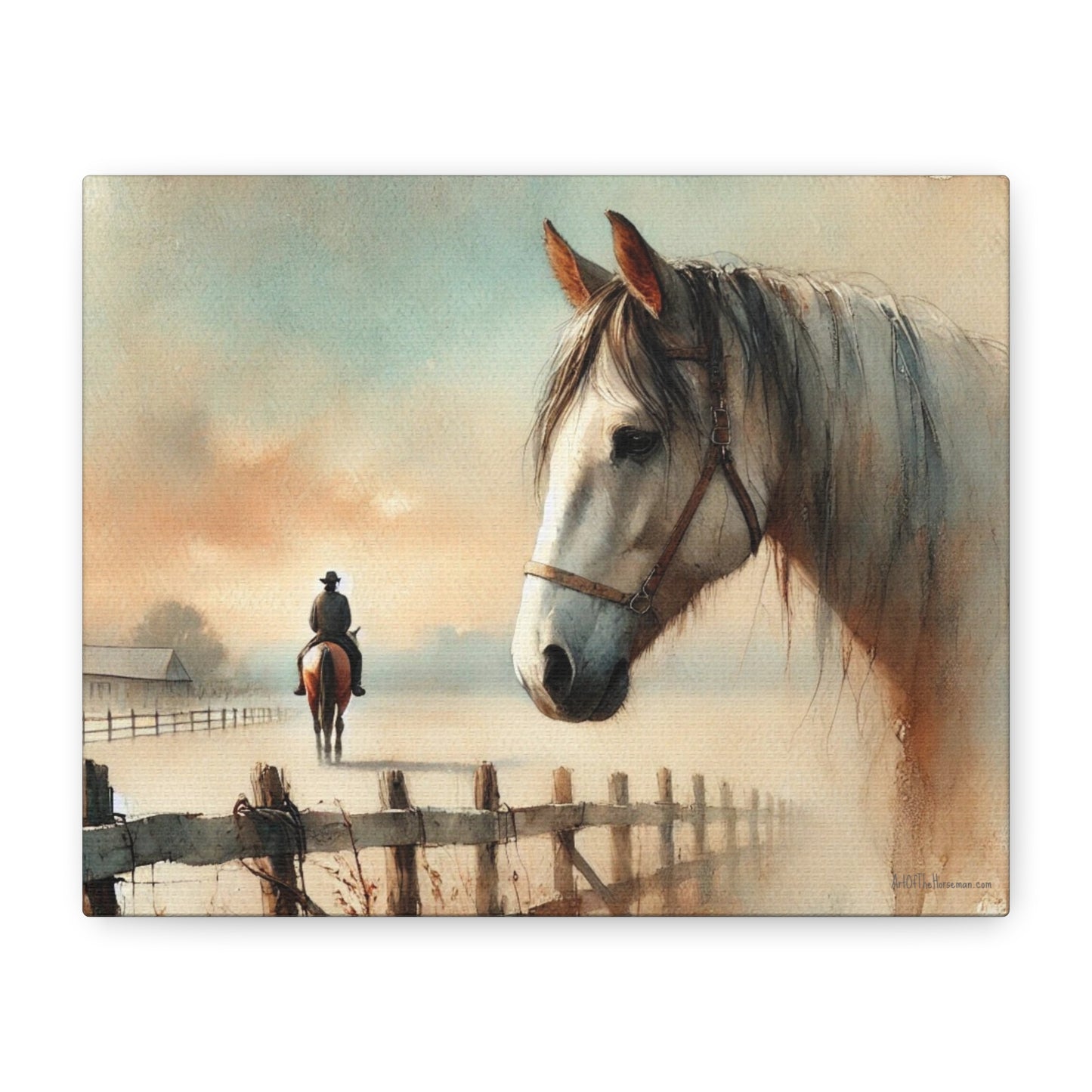 'Beyond any horizon' Canvas Wall Art